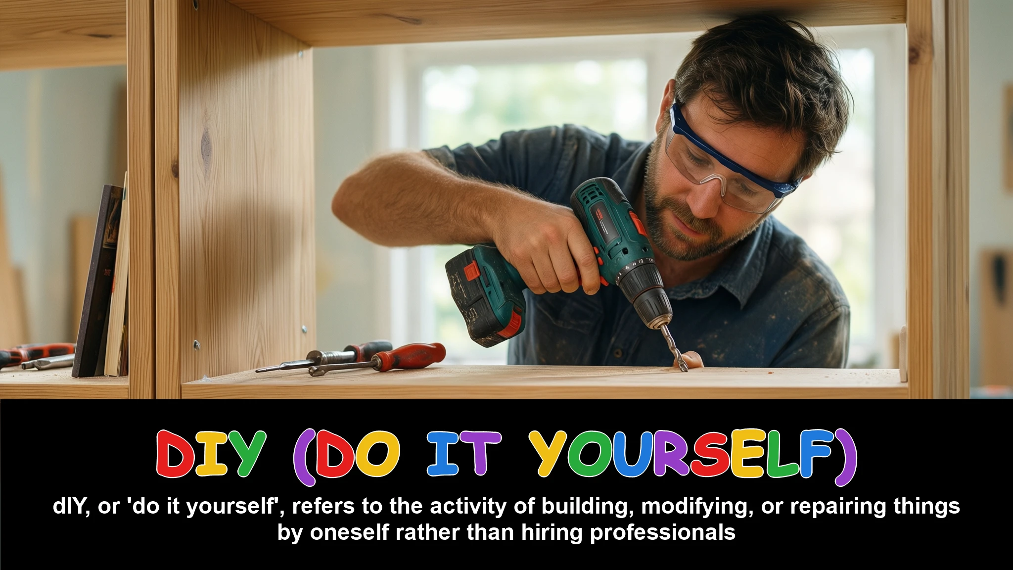 English Illustration for DIY (do it yourself)